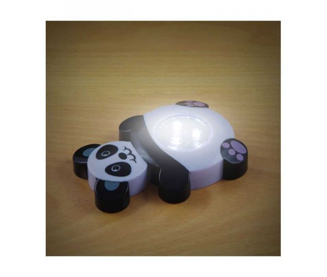 Lampa cu LED de veghe decorativa Panda cu buton 20273D Phenon