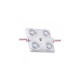 Modul 4x LED-uri 12V 1.44W 135lm SMD2835 IP68 3000K alb cald V-TAC