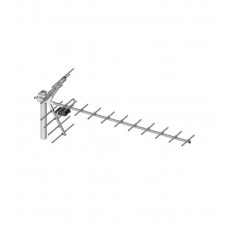 Antena directionala tip Yagi 19 DVB-T + analogice 21 - 60 474-862MHz 16dB polarizare orizontala verticala