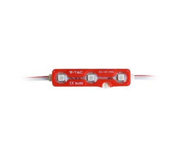 Modul 3 LED-uri SMD5050 rosu IP67 V-TAC