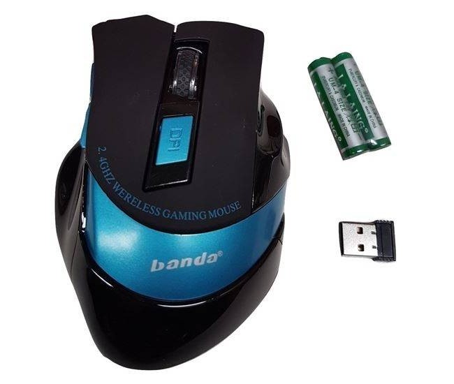 Mouse wireless BANDA BD4000 USB Gaming 2.4GHZ 2400DPI