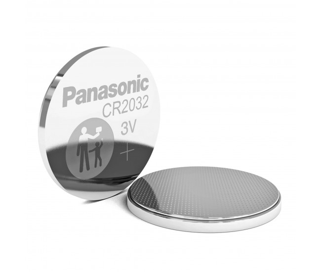 Set baterii CR2032 Panasonic 3V LITHIUM 20x3.2mm 4buc blister CR-2032EL/4B