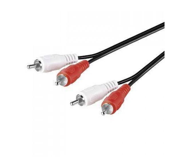 Cablu 2x RCA 1.5m ecranat cupru Goobay