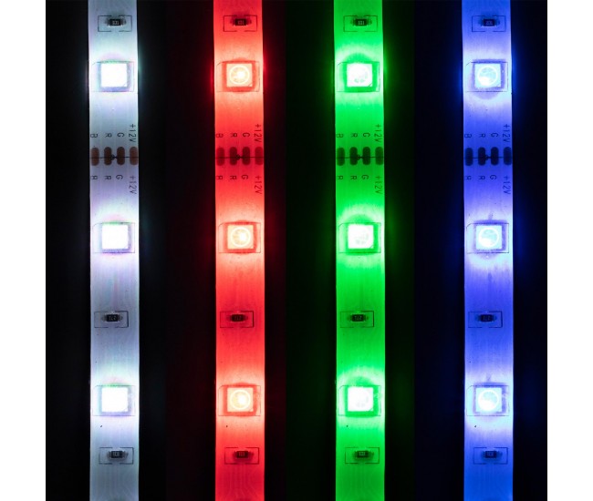 Set banda LED RGB clipeste pe muzica 5m 150x LED HOME