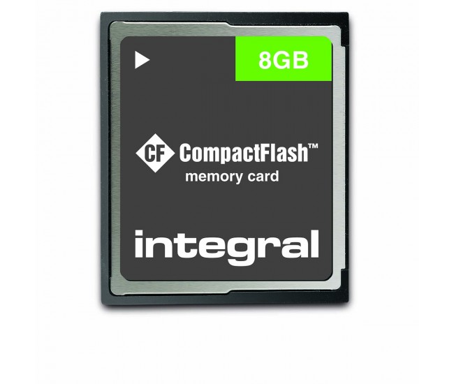 CF Compact Flash Memory Card 8GB Integral