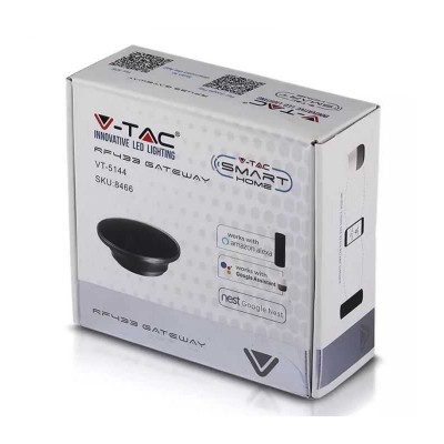 Convertor radio frecventa RF in SMART WI-FI RF433 GATEWAY V-Tac SKU-8466