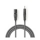 Cablu audio XLR 3-Pin tata - 3.5mm Jack tata 3m gri Nedis