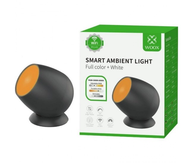 Lampa LED Smart WiFi 210lm 3000-6500K RGB lumina ambientala Woox R5145