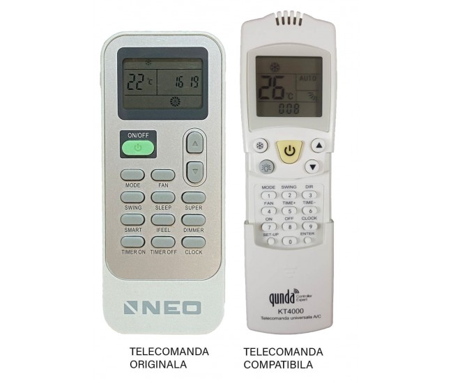 Telecomanda Aer Conditionat pentru Neo DG11J1-01 (490)