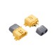 Conector XT60 alimentare DC mufa tata 2pinlipire galbena AMASS XT60L-M