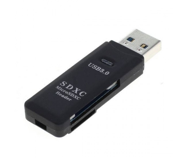 Cititor CARD cu port USB 3.0 +micro USB SDXC microSDXC reader