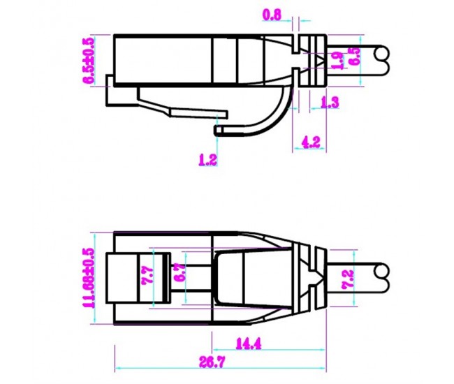 Cablu UTP Cat6 slim 3.6mm RJ45 mufat 1m patchcord gri Goobay