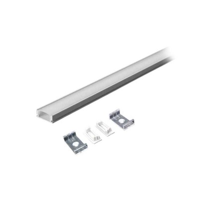 Profil aluminiu pentru banda LED 2m 23.5mm x 10mm alb SKU-3367 V-tac