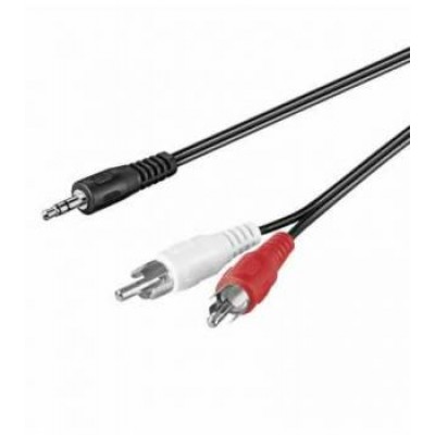 Cablu Jack 3.5 mm stereo la 2x RCA 1.5m Goobay