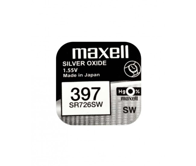 Baterie ceas Maxell SR726SW V397 SR59 1.55V oxid de argint 1buc