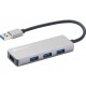 Hub USB 3.0 - 1x USB 3.0 + 3x USB 2.0 aluminiu Sandberg 333-67