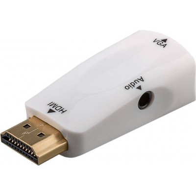 Adaptor HDMI tata - VGA mama 3.5 mm jack Goobay