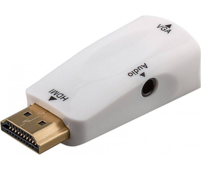 Adaptor HDMI tata - VGA mama 3.5 mm jack Goobay