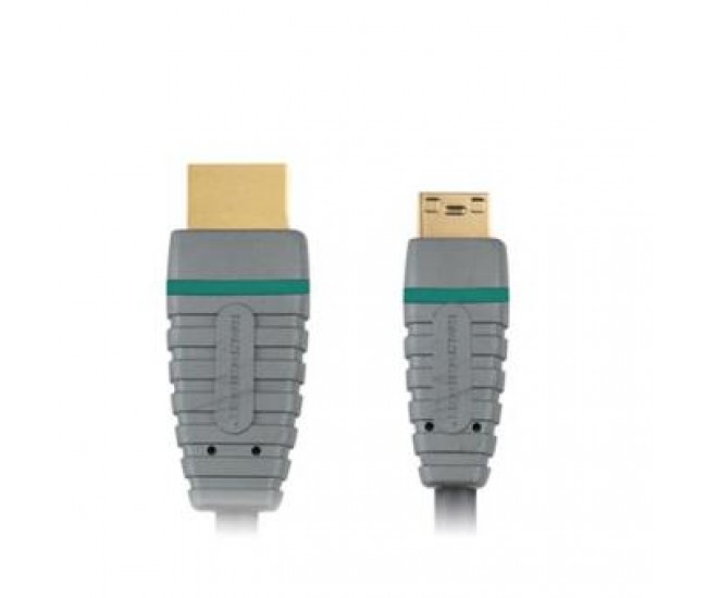 Cablu HDMI 1m mini HDMI Bandridge High Speed