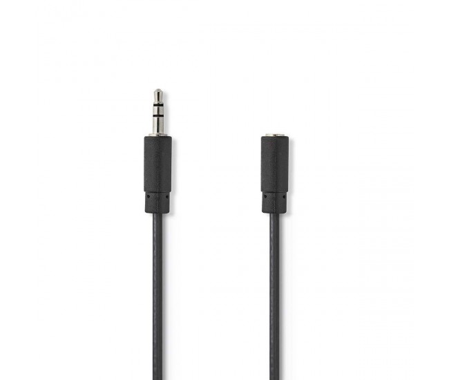 Cablu prelungitor audio Stereo Jack 3.5 mm tata - 3.5 mm mama 3m Nedis