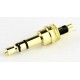 Mufa audio Jack HIGH QUALITY 3.5 mm stereo tata contacte aurite