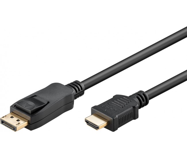 Cablu DisplayPort v1.2 - HDMI v1.4 3m 4K/30Hz Goobay 64837