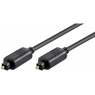 Cablu optic 1.5m TOSLINK - TOSLINK diametru 5mm Goobay