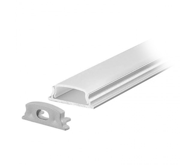 Profil aluminiu FLEXIBIL banda LED 2m 18x6 mm V-TAC SKU-2909