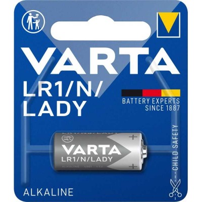 Baterie alcalina 1.5V LR1 N Lady Varta 30.2x12 mm