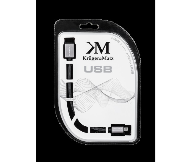 Prelungitor USB la micro USB 0.2m Profesional Kruger&Matz