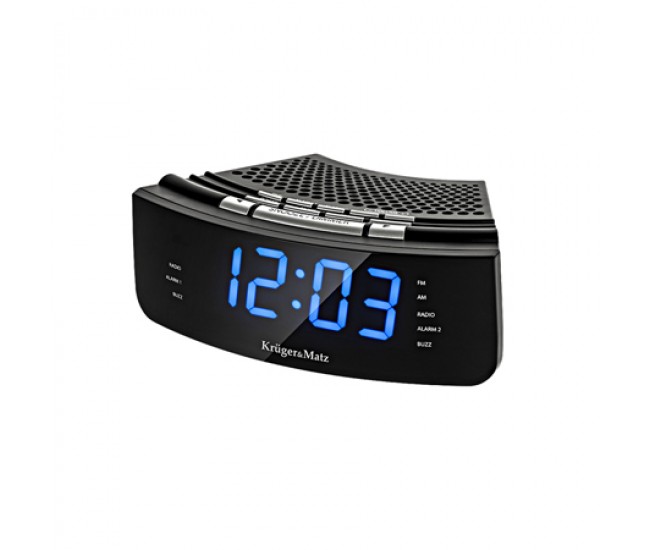 Radio cu ceas dual cu alarma Kruger&Matz