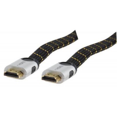 Cablu HDMI 19p tata - HDMI 19p tata metal 1.5m plat HDMI High speed Valueline