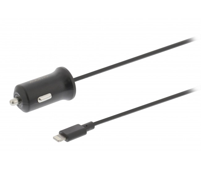 Incarcator auto 2.4A Apple Lightning negru Sweex