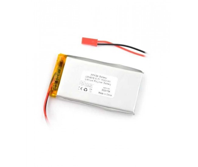 Acumulator Lithium Poliymer 13621 1500mAh 1S 3.7V conector JST-BEC 70x40x6mm AKYGA Battery