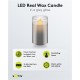 Lumanare LED Real Wax din sticla 7.5x12.5cm Goobay 60371