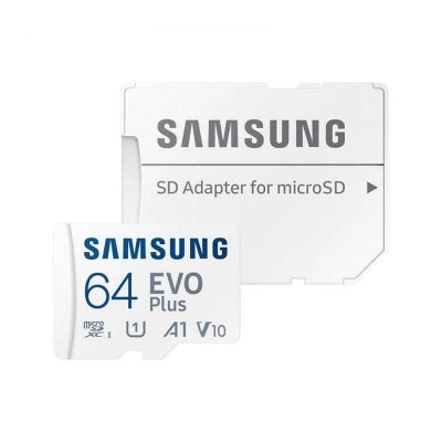 MicroSDHC UHS-1 CARD +adaptor SD 64GB 130MB/s EVO PLUS SAMSUNG MB-MC64KA/EU