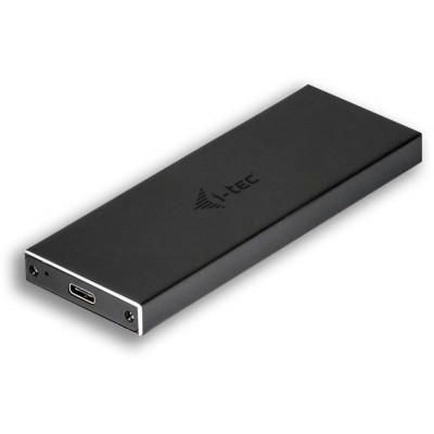 Rack extern M.2 B-Key SATA SSD NGFF compatibil 2230 2242 2260 2280 USB 3.0 carcasa aluminiu negru i-tec