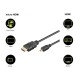 Cablu HDMI 2.0 - micro HDMI 5m 4K Ultra HD 2160p 60Hz negru Goobay 53787