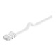 Cablu plat Cat6 UTP 10m 250MHz RJ45 cupru alb Goobay