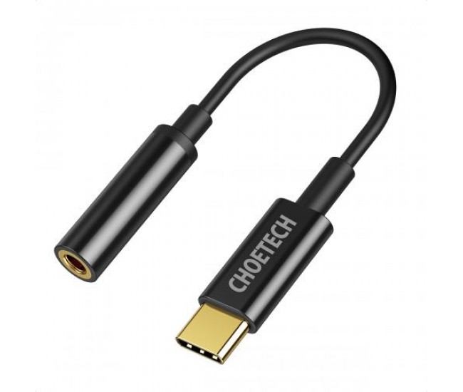 Cablu adaptor USB Type C - Jack 3.5 mm mama casti Choetech AUX003