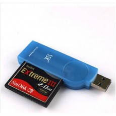 Card reader USB 2.0 CF I CF II Ultra II CF Extreme CF Extreme III CF/MD SSK SCRS028