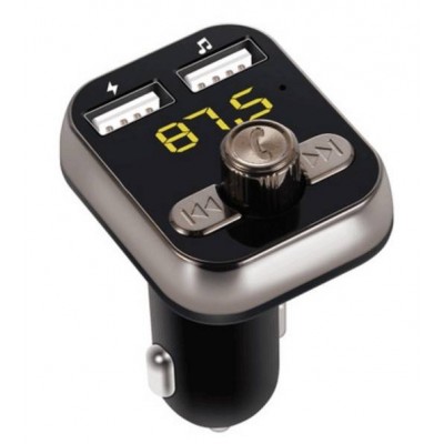 Modulator FM auto cu 2x USB 2.1A+1A +microSD +Bluetooth V4.0