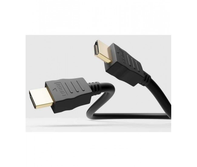 Cablu HDMI V2.0 4K Ultra HD 60Hz 2160p ARC Ethernet 15+1p tata - HDMI 15+1p tata aurit 7.5m Goobay