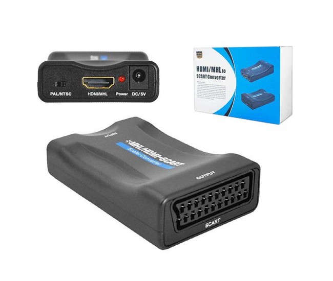 Convertor HDMI IN - euro SCART OUT