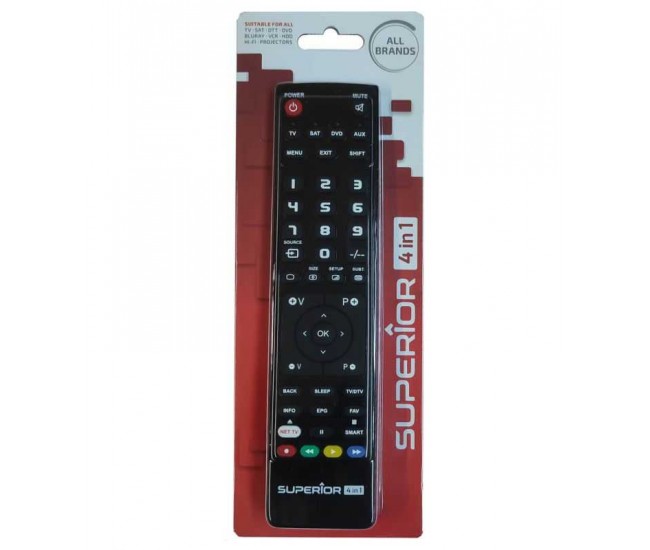 Telecomanda SUPERIOR programabila 4 in 1 (212)