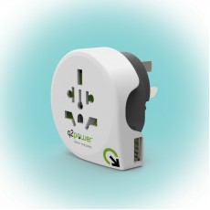 Adaptor calatorii World to Australia USB Q2 AUSTRALIA CHINA IT UK CH BRAZIL USA EURO 1.100170