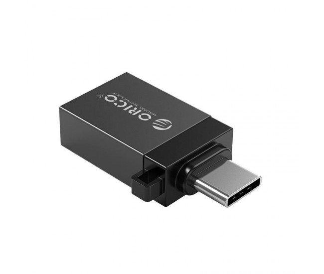 Adaptor OTG USB 3.0 Type C tata - USB A mama negru Orico CBT-UT01-BK