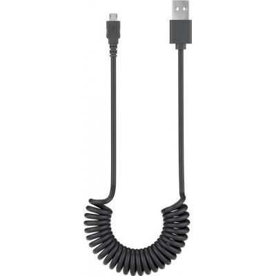 Cablu spiralat USB la micro USB 1m Goobay