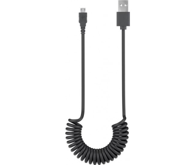 Cablu spiralat USB la micro USB 1m Goobay