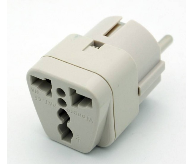 Adaptor priza UK la CEE 7/4 schuko